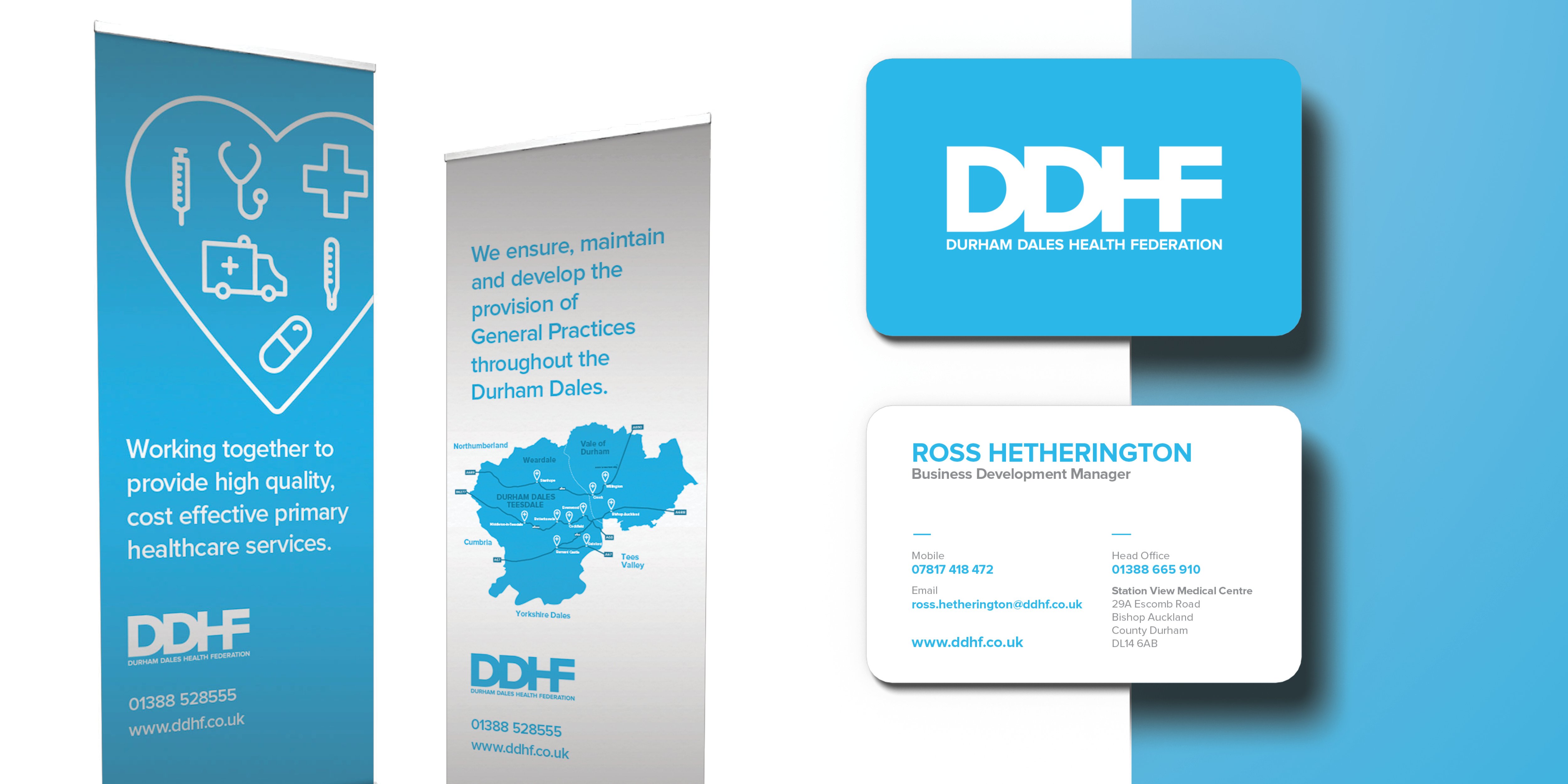 BANNER AND BUSINESS CARDS