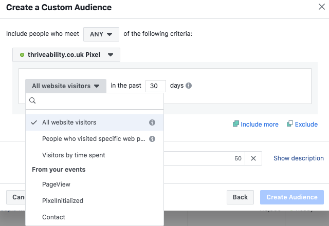 Facebook Ads Custom Audience Pixel