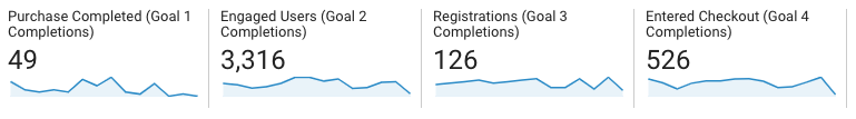 Google Analytics - Conversions + Goals Metric