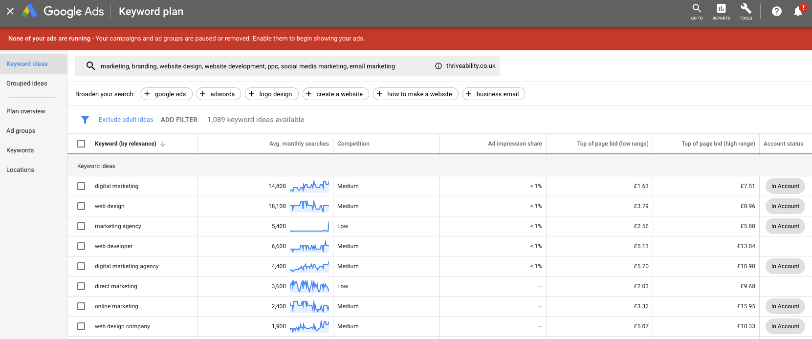 google-keyword-planner-search