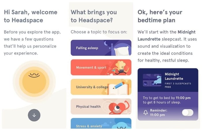 Headspace - mental health improvements