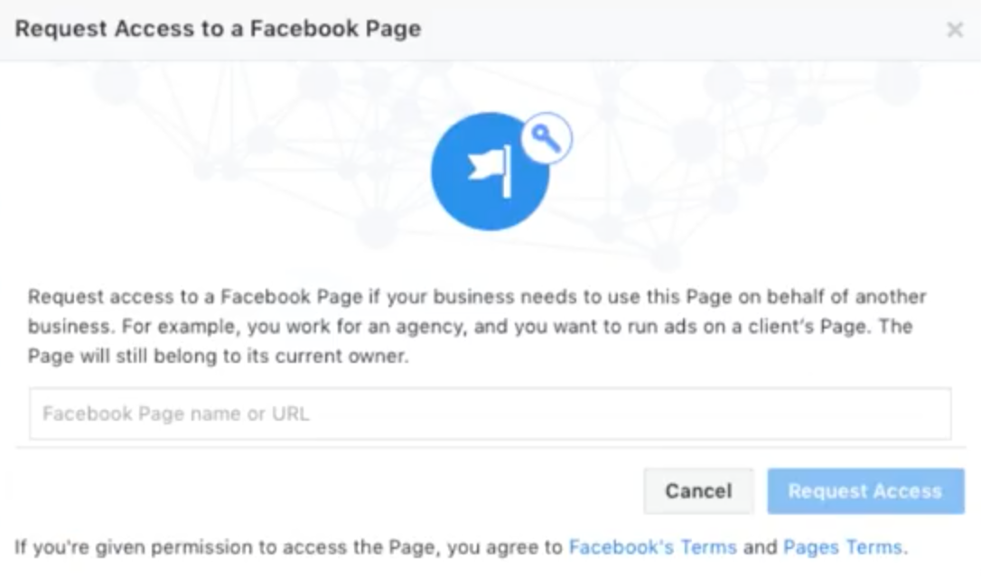 Business Manager Request Access