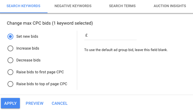 Google Ads Max CPC Bids