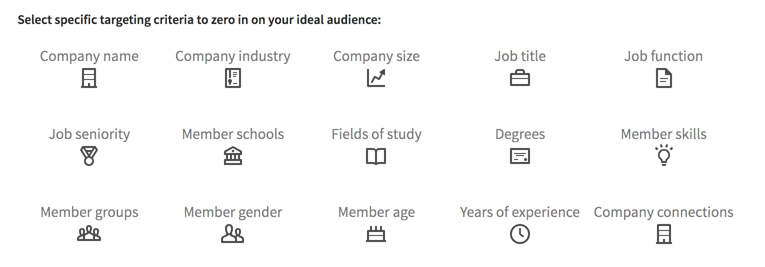 LinkedIn Targeting