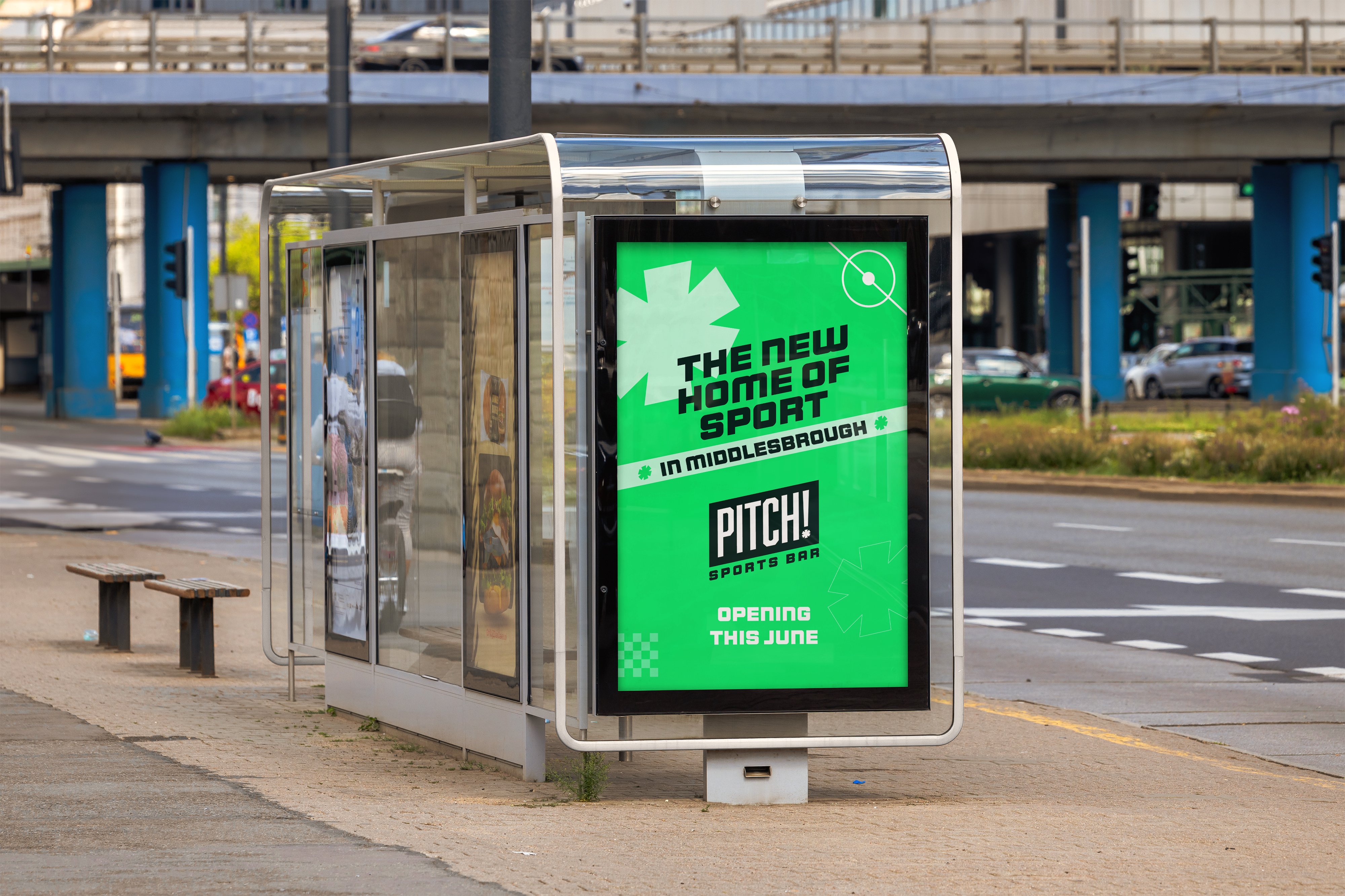 Pitch! Digital Bus Stop Mock Up