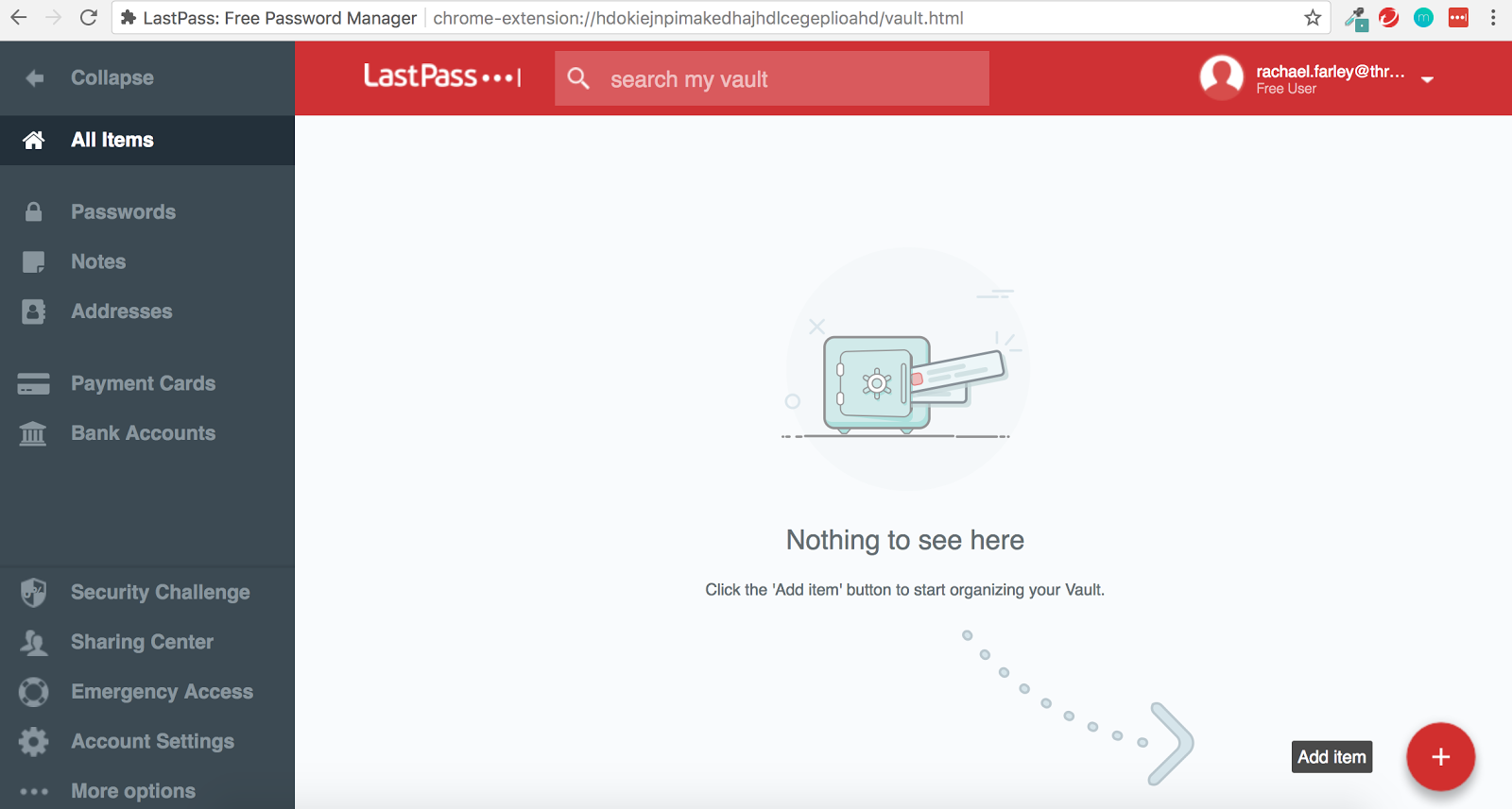 LastPass Google Chrome Extension