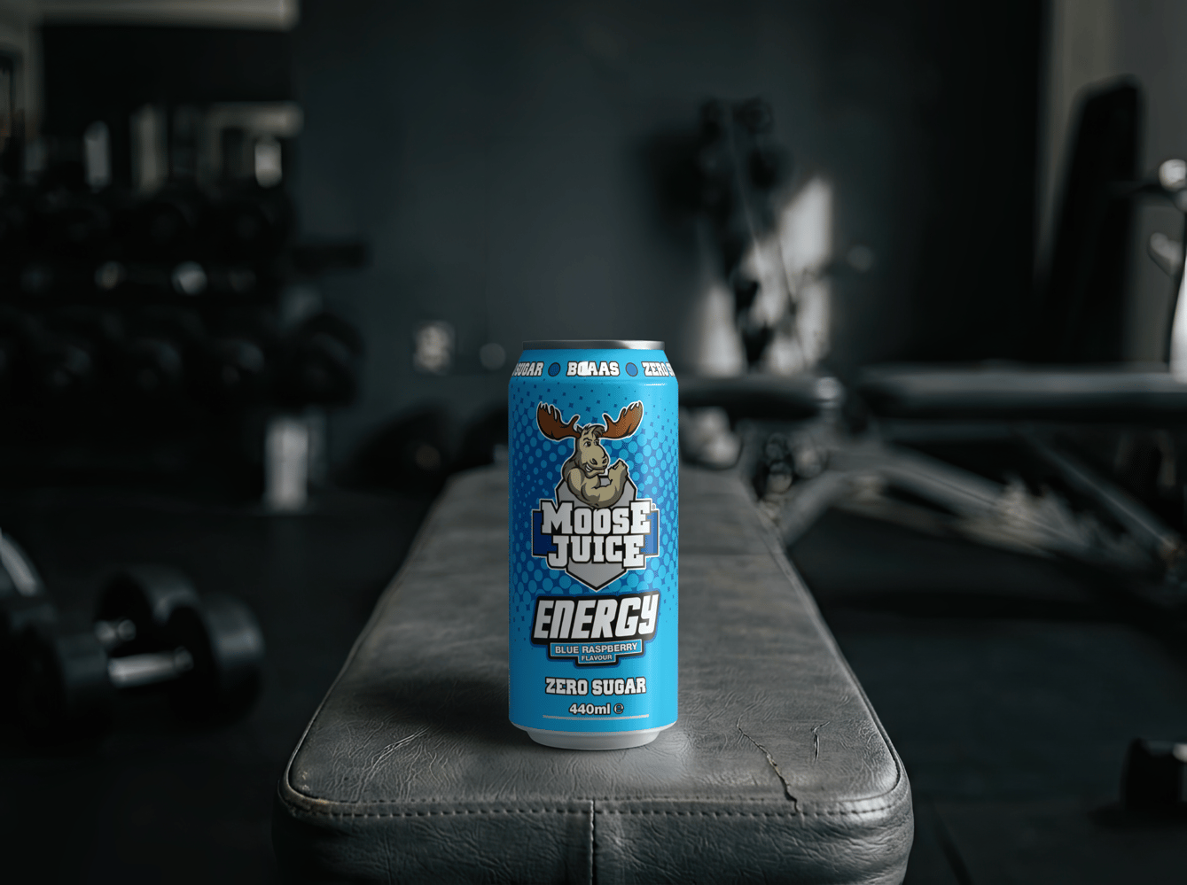 energy drink in gym