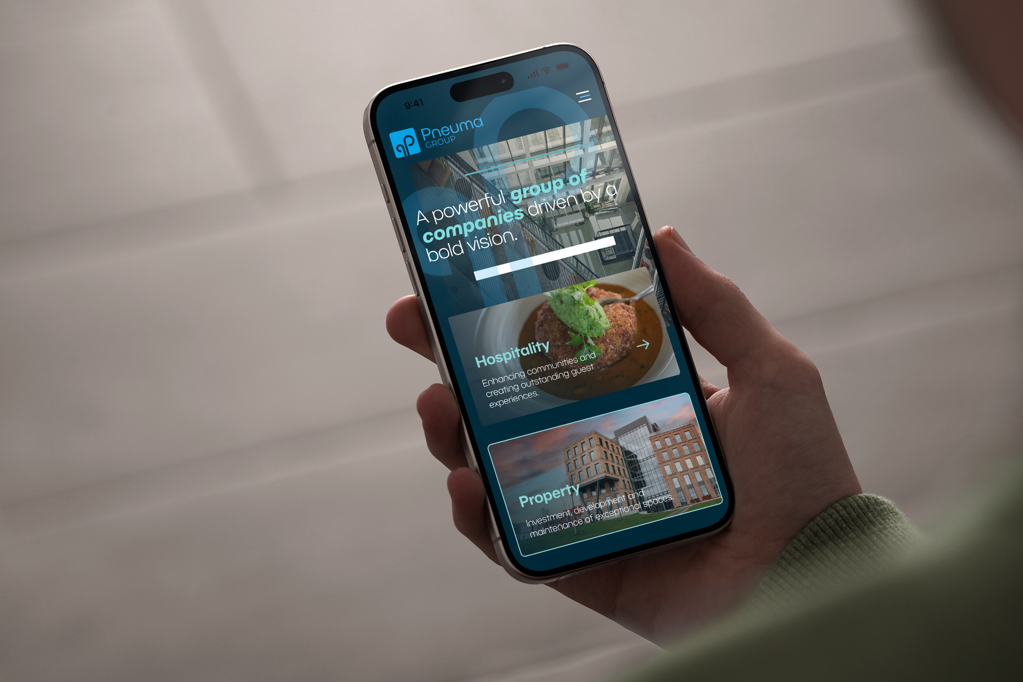 iphone pneuma group mock up