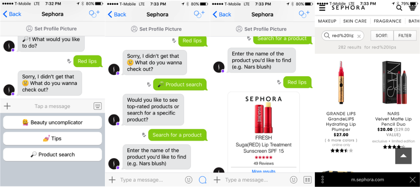 sephora chatbot