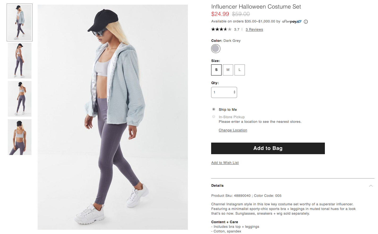urban outfitters influence halloween outfit