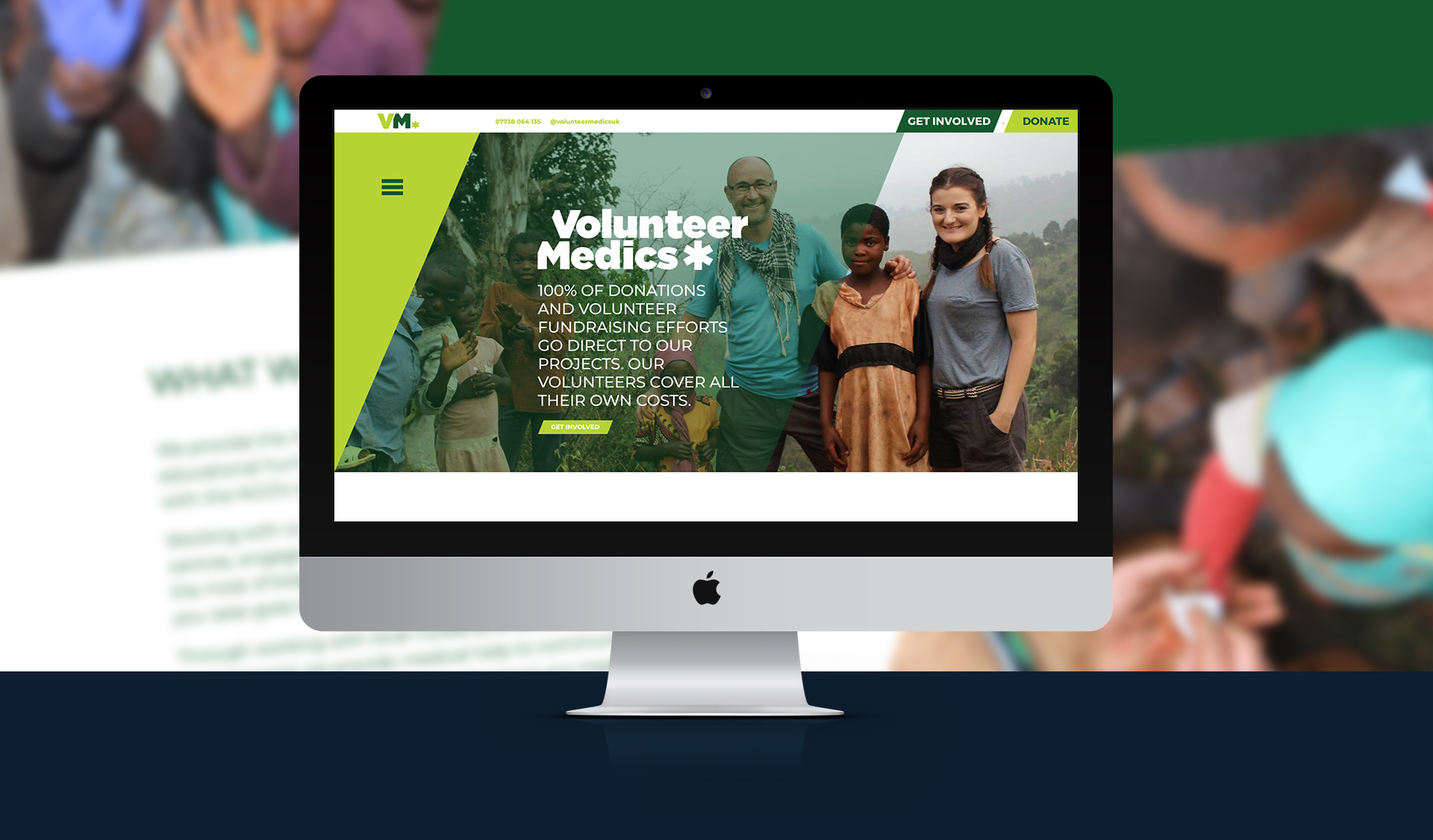 volunteer-medics-imac-website-case-study