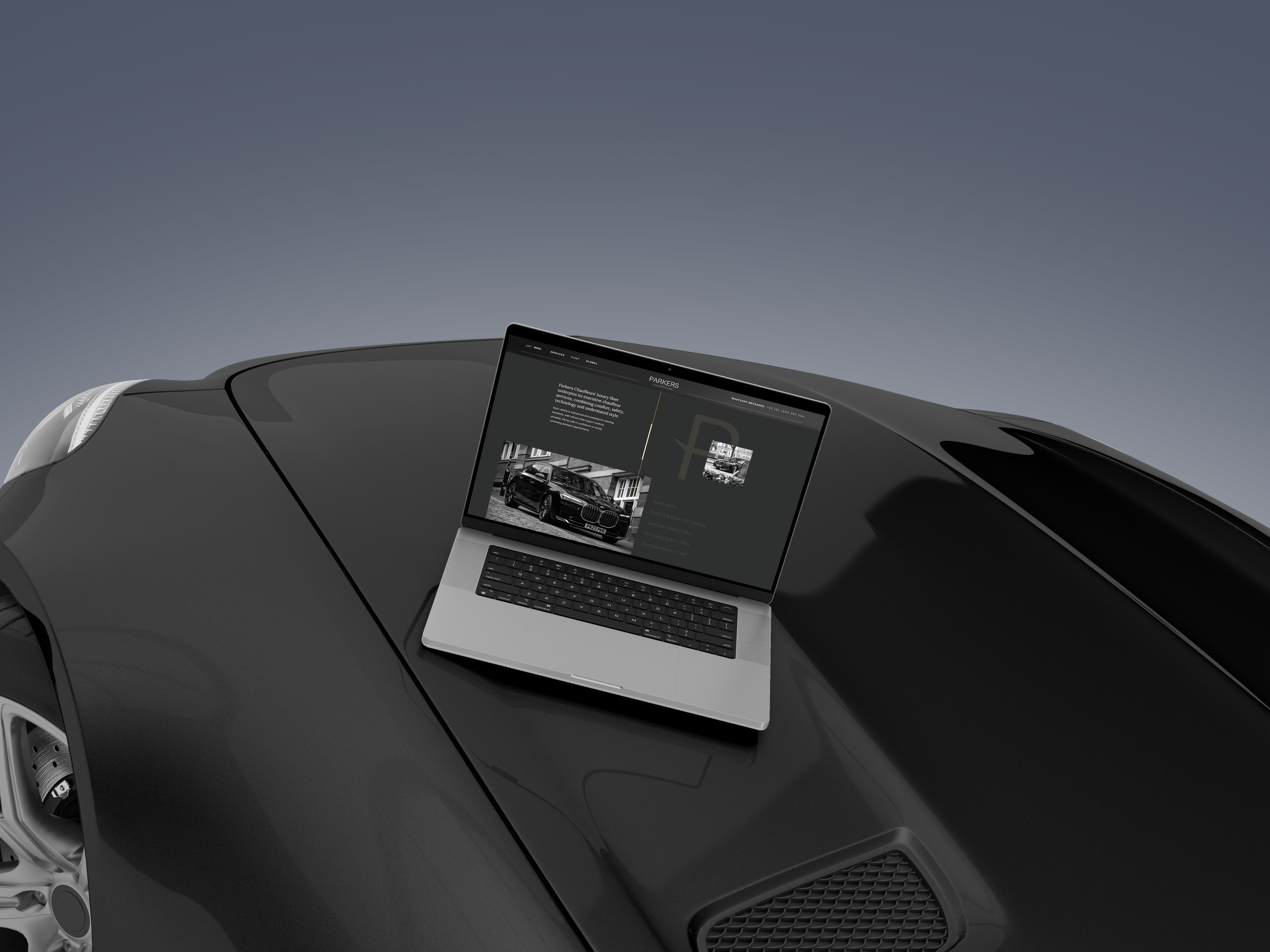 parkers mock up laptop on car 6